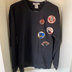 Lucky Brand Patch Sweatshirt